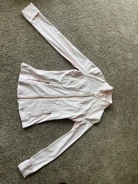 lululemon athletica Light Pink Full-Zip Jacket
